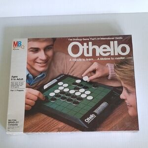 Vintage Othello Board Game The Strategy Game Milton Bradley 1986 USA
